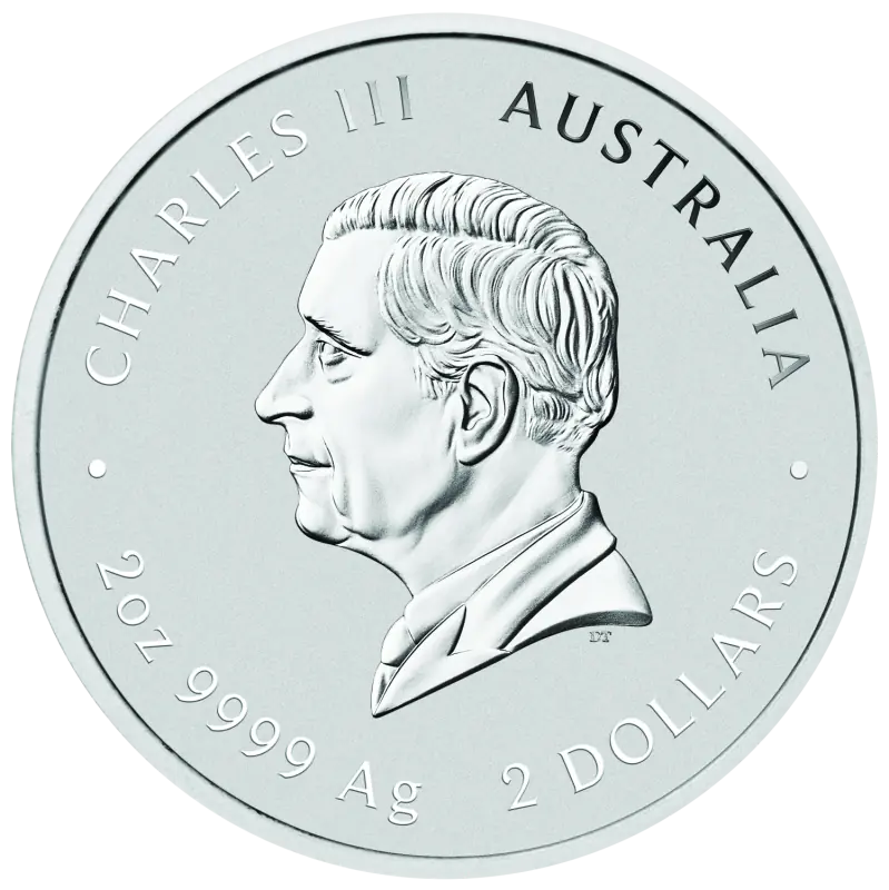 2 oz Lunar III Serpente | Argento | 2025 - immagine 2